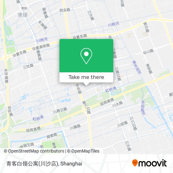 青客白领公寓(川沙店) map