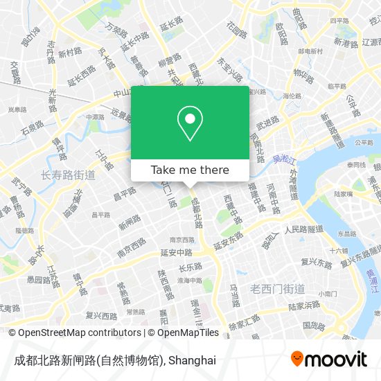 成都北路新闸路(自然博物馆) map