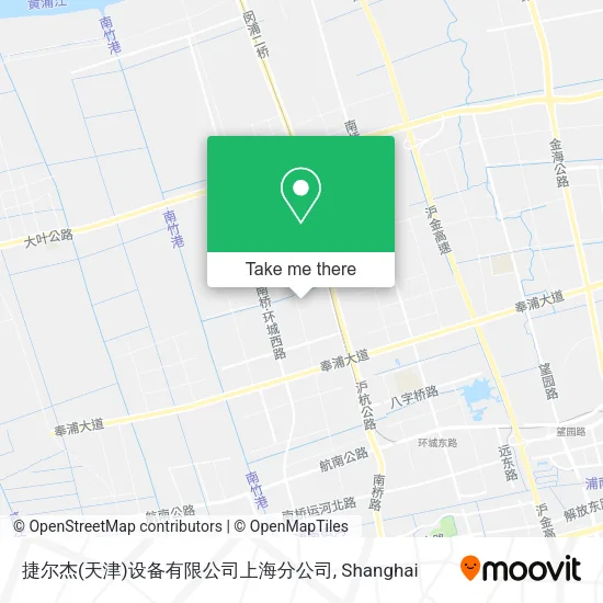 捷尔杰(天津)设备有限公司上海分公司 map
