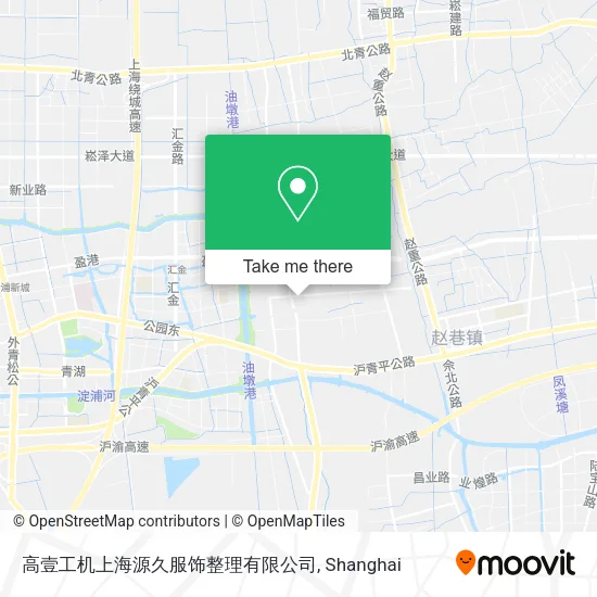 高壹工机上海源久服饰整理有限公司 map