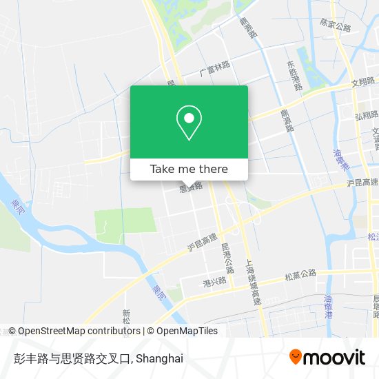 彭丰路与思贤路交叉口 map