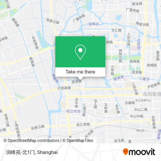 润峰苑-北1门 map