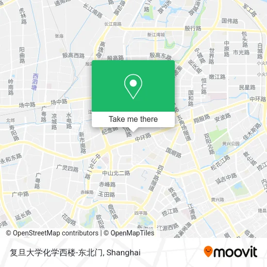 复旦大学化学西楼-东北门 map
