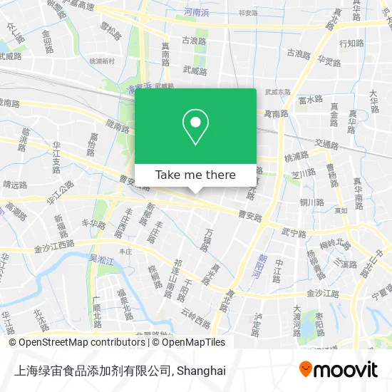 上海绿宙食品添加剂有限公司 map