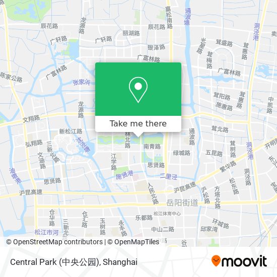 Central Park (中央公园) map