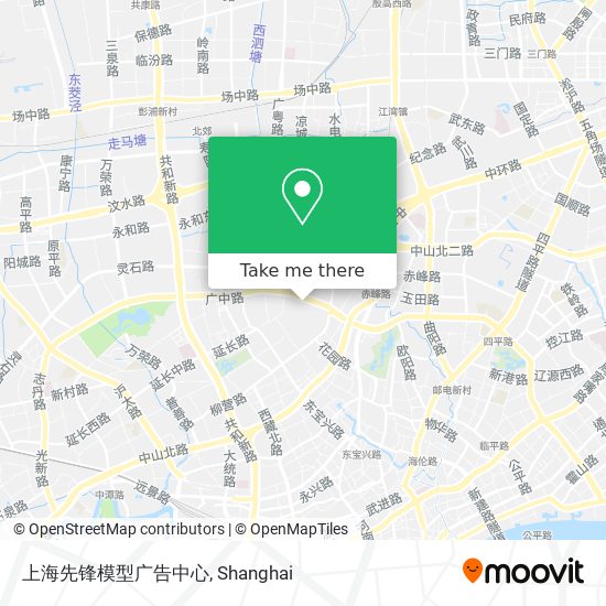 上海先锋模型广告中心 map