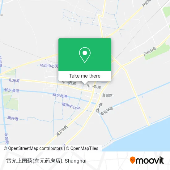 雷允上国药(东元药房店) map