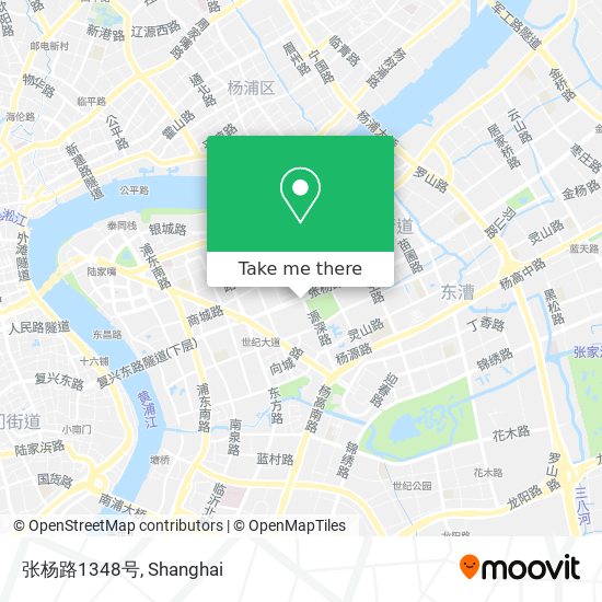 张杨路1348号 map