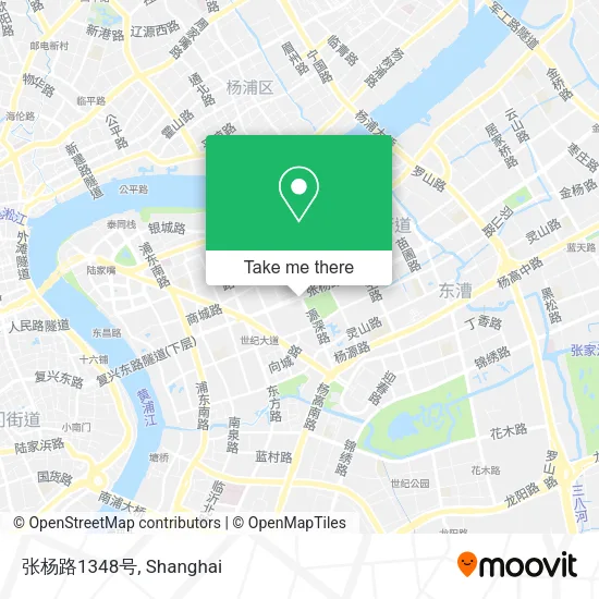 张杨路1348号 map