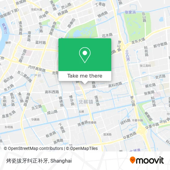 烤瓷拔牙纠正补牙 map