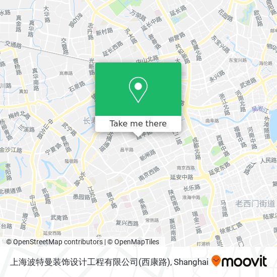 上海波特曼装饰设计工程有限公司(西康路) map