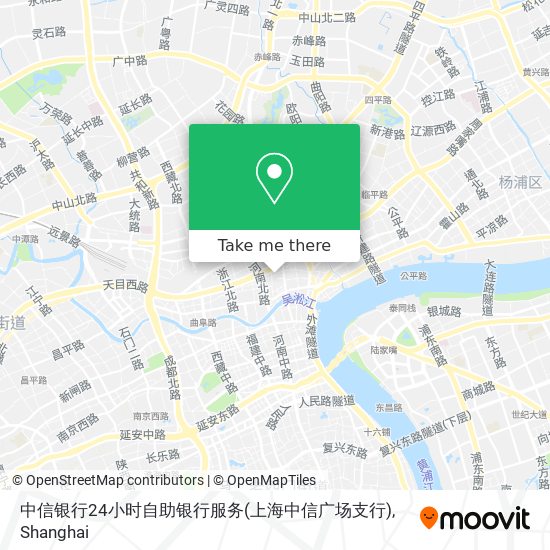 中信银行24小时自助银行服务(上海中信广场支行) map