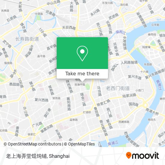老上海弄堂馄饨铺 map
