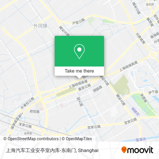 上海汽车工业安亭室内库-东南门 map