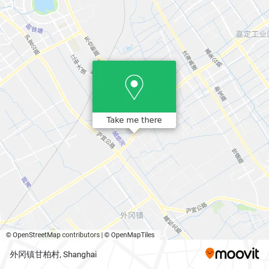 外冈镇甘柏村 map