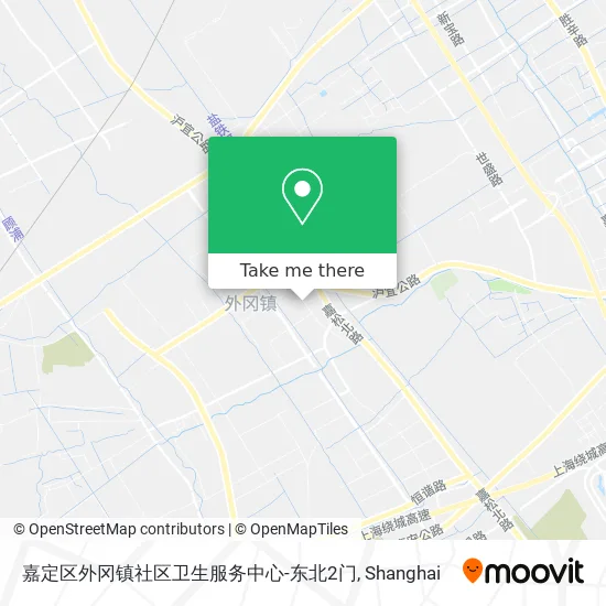 嘉定区外冈镇社区卫生服务中心-东北2门 map