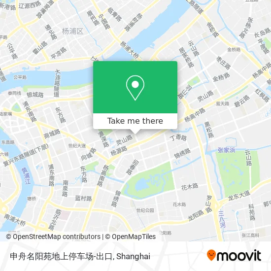 申舟名阳苑地上停车场-出口 map