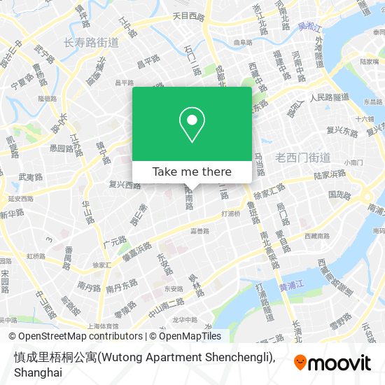 慎成里梧桐公寓(Wutong Apartment Shenchengli) map