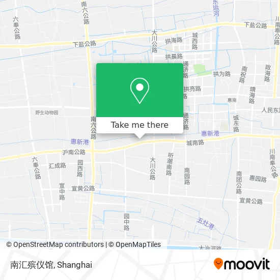 南汇殡仪馆 map