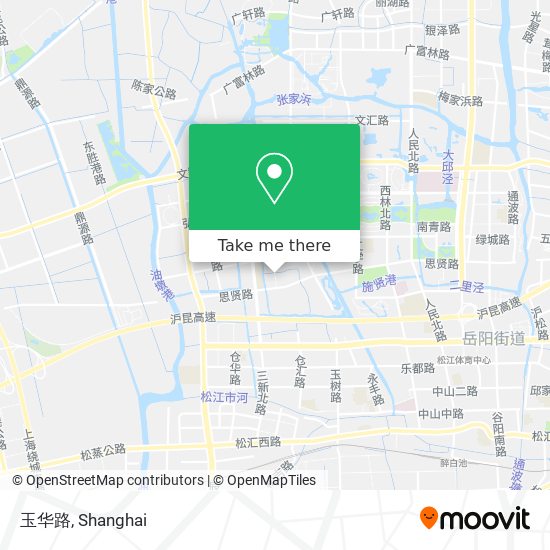 玉华路 map