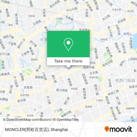 MONCLER(芮欧百货店) map