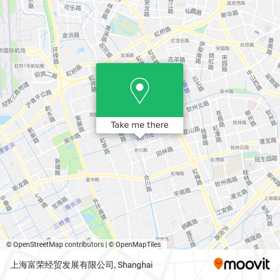 上海富荣经贸发展有限公司 map