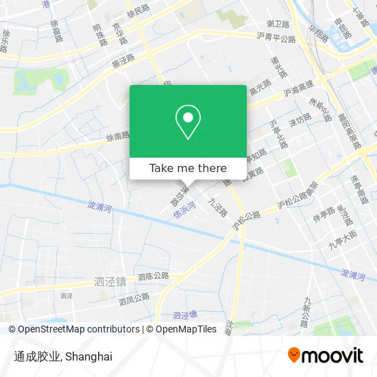 通成胶业 map