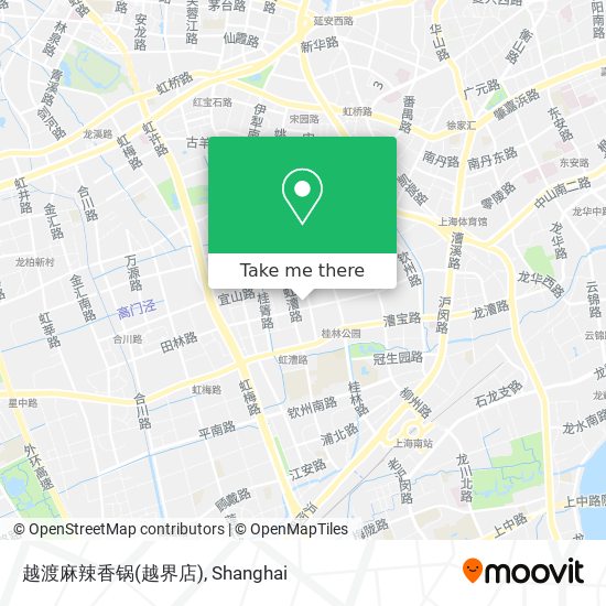 越渡麻辣香锅(越界店) map