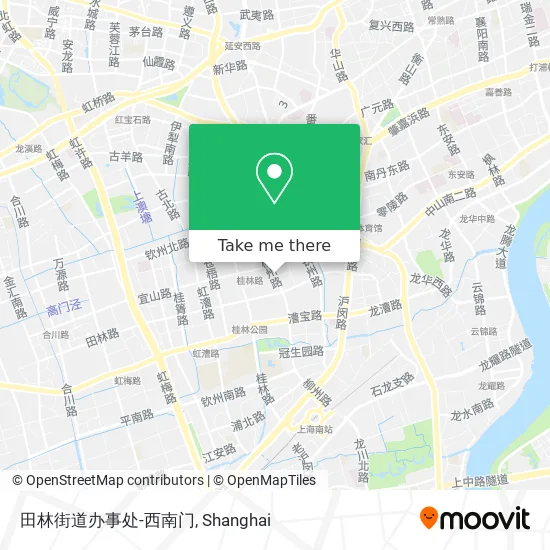 田林街道办事处-西南门 map