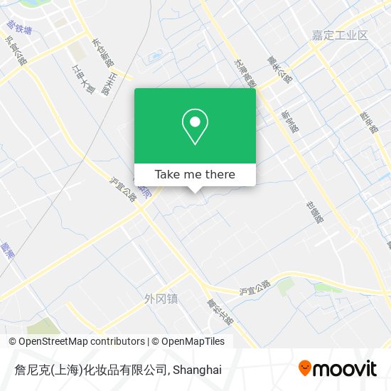 詹尼克(上海)化妆品有限公司 map