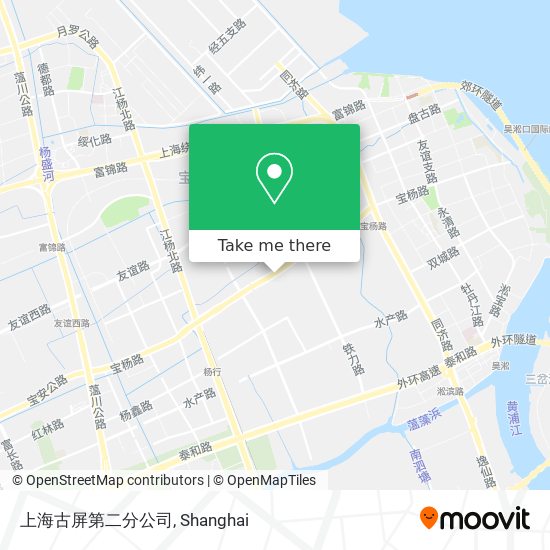 上海古屏第二分公司 map