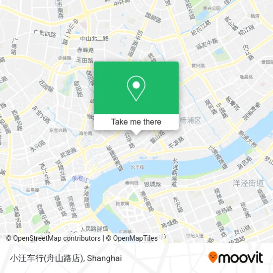 小汪车行(舟山路店) map
