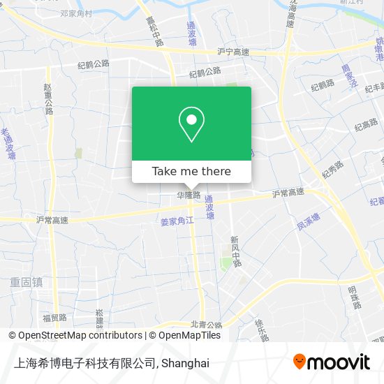 上海希博电子科技有限公司 map