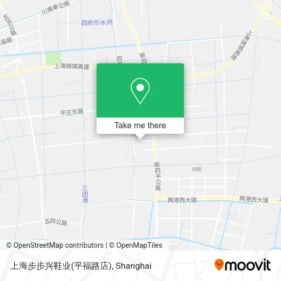 上海步步兴鞋业(平福路店) map
