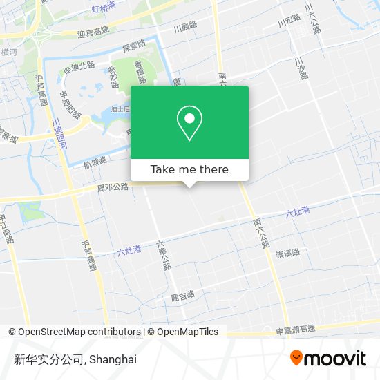 新华实分公司 map
