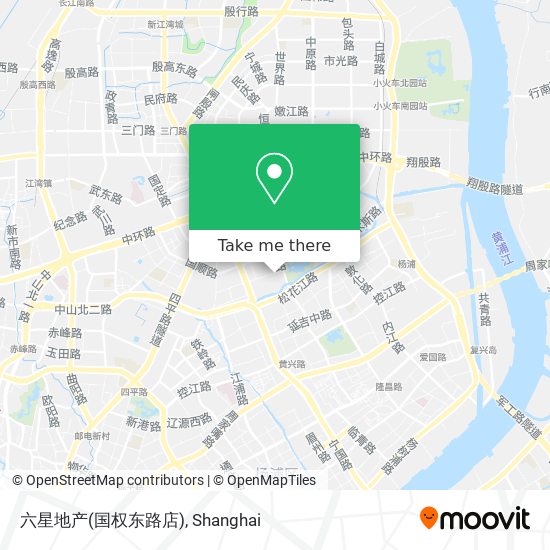 六星地产(国权东路店) map