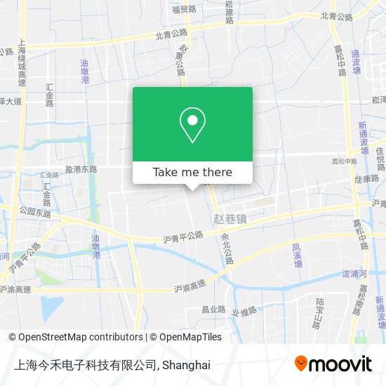 上海今禾电子科技有限公司 map