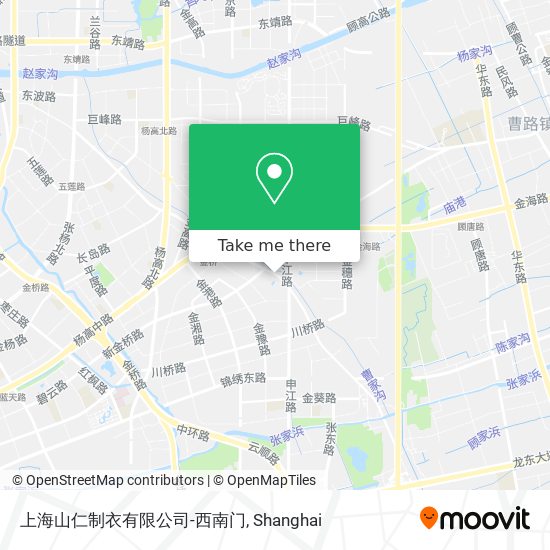 上海山仁制衣有限公司-西南门 map