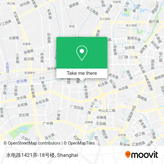 水电路1421弄-18号楼 map