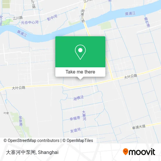 大寨河中泵闸 map