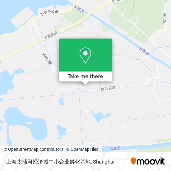 上海太浦河经济城中小企业孵化基地 map
