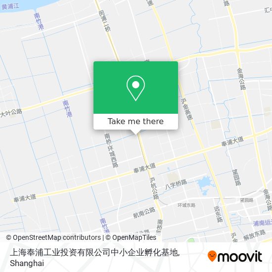 上海奉浦工业投资有限公司中小企业孵化基地 map