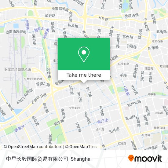 中星长毅国际贸易有限公司 map