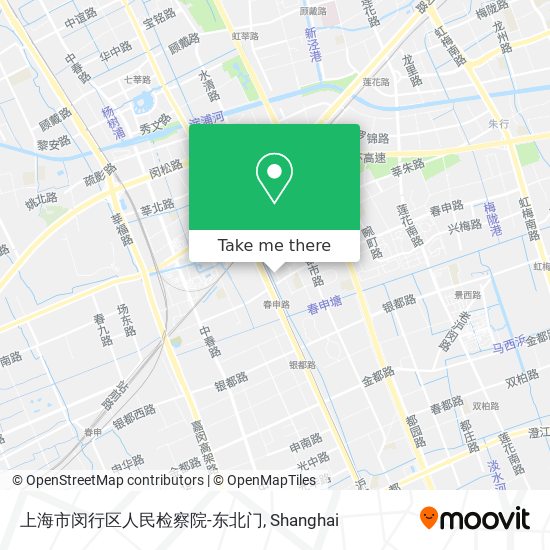 上海市闵行区人民检察院-东北门 map