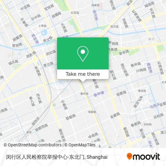 闵行区人民检察院举报中心-东北门 map
