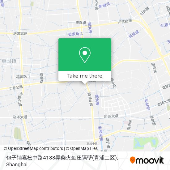 包子铺嘉松中路4188弄柴火鱼庄隔壁(青浦二区) map