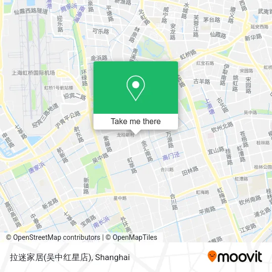 拉迷家居(吴中红星店) map