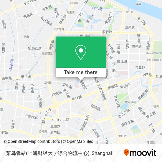 菜鸟驿站(上海财经大学综合物流中心) map