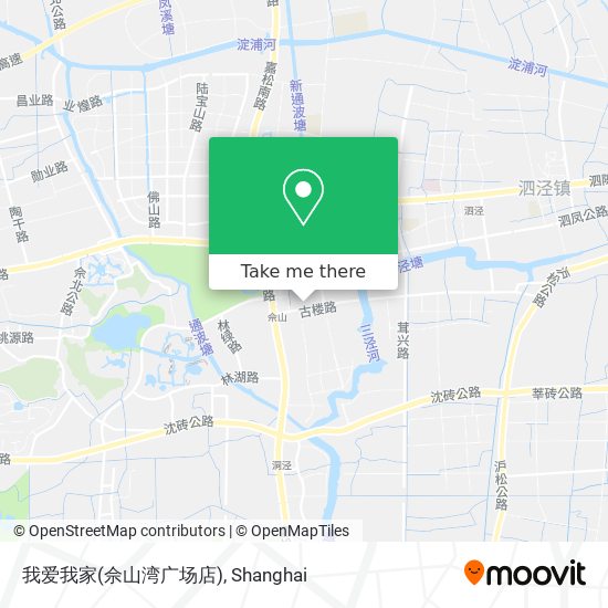 我爱我家(佘山湾广场店) map