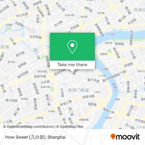 How Sweet (几分甜) map